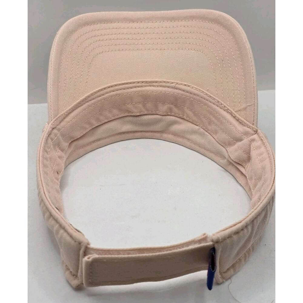 Genuine Chicago Cubs Pink Visor 47 Brand MLB Red C Logo Hook And Loop Strap - Picture 7 of 10
